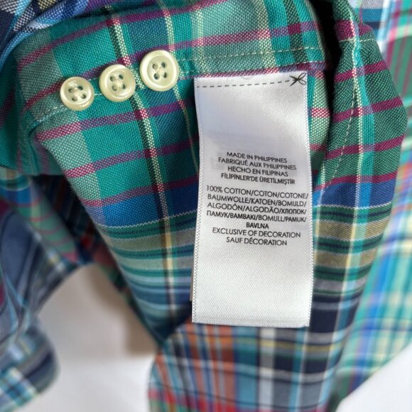 Ralph Lauren Blue Label Men's Vibrant Plaid Shirt - Picture 7 of 13